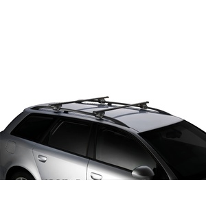 Thule SquareBar 220 - Black Cross Bar 220cm (2-Pack)