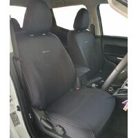 Wetseat Seat Cover Bundle with Black Stitching to suit Mitsubishi Triton MR 11/2018 - Onwards Dual Cab (GLX/GLX ADAS)