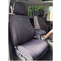 Wetseat Seat Cover Bundle with Black Stitching to suit Toyota Landcruiser 200 Series 10/2015-08/2021 (SAHARA)