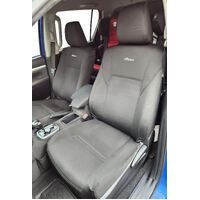Wetseat Seat Cover Bundle with Charcoal Stitching to suit Toyota Hilux 09/2015 - Onwards (SR/SR5/ROGUE/RUGGED/X)