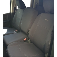 Wetseat Seat Cover Bundle with Charcoal Stitching to suit Dodge Ram DS 1500 2015 - Onwards (EXPRESS & WARLOCK with Unlocked Middle Seat) 
