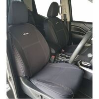 Wetseat Seat Cover Bundle with Charcoal Stitching to suit Nissan Navara NP300 2018 - 11/2020 Dual Cab