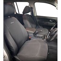 Wetseat Seat Cover Bundle with Charcoal Stitching to suit Volkswagen Amarok 2H 07/2015 - 05/2023 Dual Cab (Core+/Trendline/Sportline)