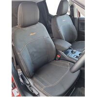 Wetseat Seat Cover Bundle with Orange Stitching to suit Ford Ranger RA 07/2022 - Onwards Dual Cab (XLT/Wildtrak/Sport)