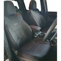 Wetseat Seat Cover Bundle with Red Stitching to suit Ford Raptor 07/2018 - 06/2022 Dual Cab