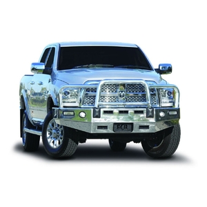 ECB Silver Hammertone Deluxe 3 Winch BullBar to suit Dodge Ram 2500 2013 - 2018