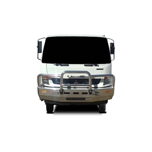 ECB Silver Hammertone Deluxe 3 BullBar to suit Fuso Fighter FM/FN 03/13 - 2019