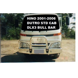 ECB Black Ripple Deluxe 3 BullBar to suit Hino Dutro Narrow Cab 2001 - 2006