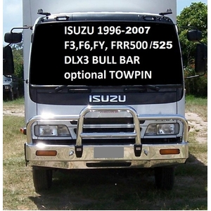 ECB Black Ripple Deluxe 3 BullBar to suit Isuzu FRR 1996 - 2002