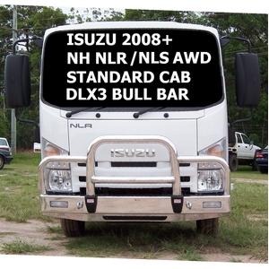 ECB Textura Black Deluxe 3 BullBar to suit Isuzu NLR NH 2008 - 11/21