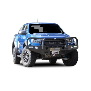 ECB Textura Black Winch BullBar to suit Ford Ranger Raptor 07/18 - 04/22