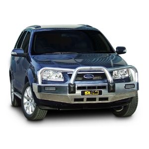 ECB Silver Hammertone BullBar to suit Ford Territory SY MKII 05/09 - 04/11