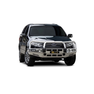 ECB Polished BullBar with Bumper Lights to suit Ford Territory SZ 05/11 - 09/14