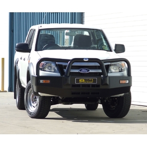 ECB Black Ripple BullBar to suit Ford Ranger PJ 12/06 - 03/09