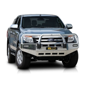 ECB Polished BullBar to suit Ford Ranger PX 4WD Highrise 10/11 - 06/15