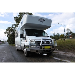 ECB Polished BullBar to suit Ford Transit VM RWD Only 09/06 - 08/14