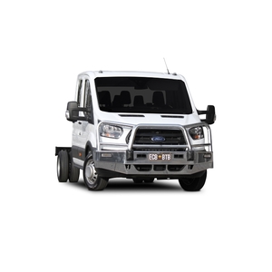 ECB Silver Hammertone BullBar to suit Ford Transit VO Cab Chassis 05/19 - Onwards