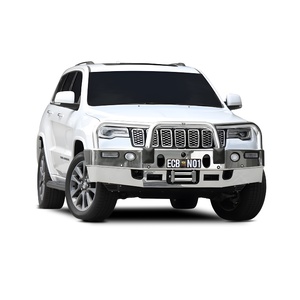ECB Textura Black Winch BullBar with Bumper Lights to suit Jeep Grand Cherokee Limited 09/18 - 09/20