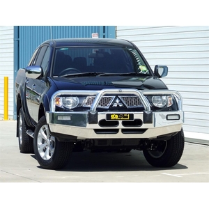 ECB Black Ripple BullBar to suit Mitsubishi Triton MN 09/09 - 12/14