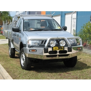 ECB Black Ripple BullBar to suit Mitsubishi Triton ML GLX 07/06 - 08/09