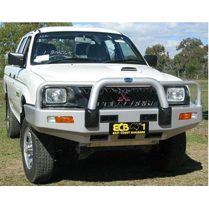 ECB Black Ripple BullBar to suit Mitsubishi Triton MK 4WD TURBO D 04/03 - 06/06