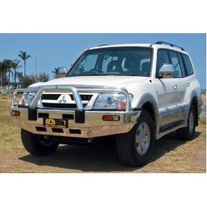 ECB Textura Black BullBar to suit Mitsubishi Pajero NP 11/02 - 10/06