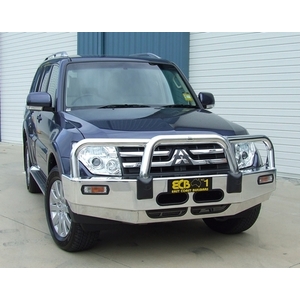 ECB Black Ripple BullBar to suit Mitsubishi Pajero NS 11/06 - 11/08