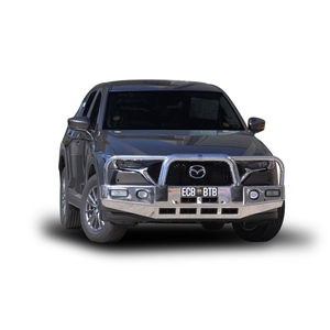 ECB Textura Black BullBar with Bumper Lights to suit Mazda CX-5 KF Maxx 02/17 - 12/21