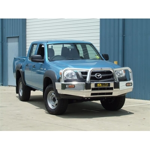 ECB Silver Hammertone BullBar to suit Mazda BT-50 2WD/4WD 09/08 - 09/11