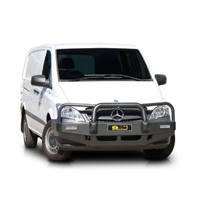 ECB Silver Hammertone BullBar to suit Mercedes-Benz Vito 02/11 - 02/15