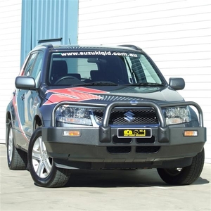 ECB Silver Hammertone BullBar to suit Suzuki Grand Vitara Drum Rear BR 08/05 - 07/08