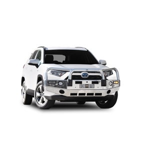 ECB Black Ripple BullBar with Bumper Lights to suit Toyota Rav4 Cruiser 01/19 - Onwards