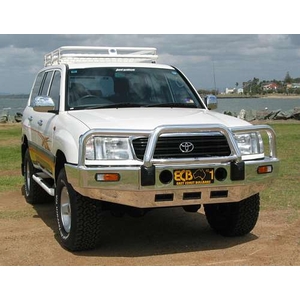 ECB Textura Black BullBar to suit Toyota LandCruiser 100 Series Live Coil 04/98 - 10/07