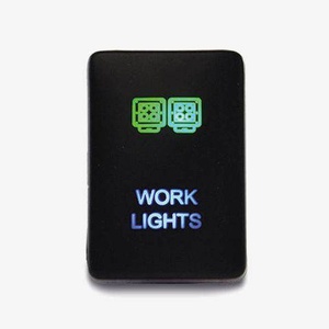 Lightforce Work Lights Switch for Toyota FJ Cruiser 2011 - 2016 (Roof Console Only) (Green LED)