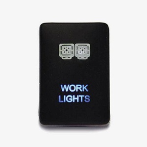 Lightforce Work Lights Switch for Toyota Landcruiser 79 Series 2021 - 2023 (Plastic Dash) (Blue LED)