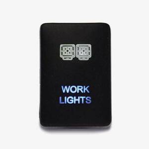 Lightforce Vertical Switch with Work Light Icon suitable for Toyota (Blue LED)