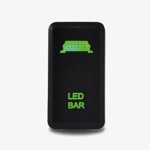 Lightforce Lightbar Switch for Toyota Landcruiser 70 Series 1985 - 2023 (Plastic Dash Only) (Green Light)