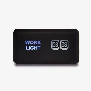 Lightforce Work Light Switch for Toyota Landcruiser 70 Series 1985 - 2023 (Plastic Dash Only) (Blue Light)