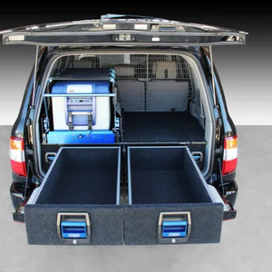 MSA 4x4 Complete Dual Drawer Kit to suit Toyota Land Cruiser 100 Series 1998 - 2007