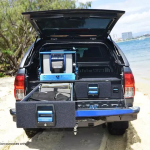 MSA 4x4 Complete Dual Drawer Kit to suit Toyota Hilux 2015 - Onwards
