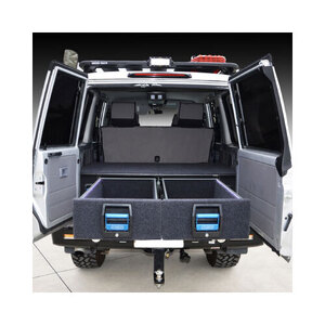 MSA 4x4 Complete Dual Drawer Kit to suit Toyota Land Cruiser 76 Series 2007 - Onwards
