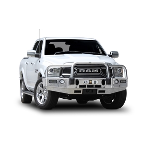 ECB Textura Black Winch BullBar with Bumper Lights to suit Dodge Ram 1500 DS Laramie 07/18 - Onwards