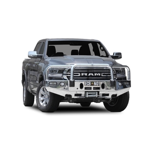 ECB Black Ripple Winch BullBar with Bumper Lights to suit Dodge Ram 1500 DT Petrol 06/19 - Onwards