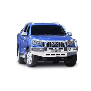 ECB Polished BullBar with Bumper Lights to suit LDV T60 07/17 - 08/21