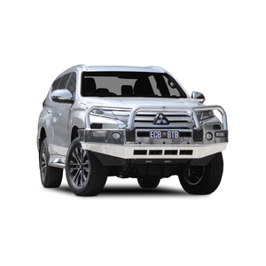 ECB Black Ripple BullBar with Bumper Lights to suit Mitsubishi Pajero Sport GLS 11/19 - Onwards
