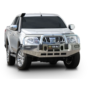 ECB Black Ripple BullBar to suit Mitsubishi Triton MQ 01/15 - 10/18