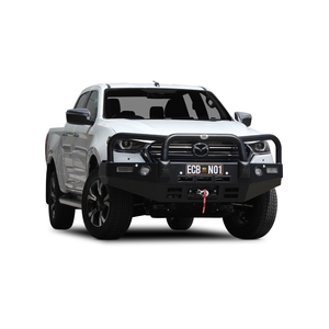 ECB Black Ripple Winch BullBar with Bumper Lights to suit Mazda BT-50 07/20 - Onwards