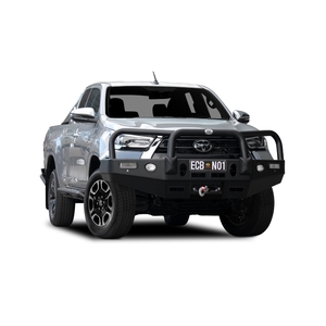 ECB Silver Hammertone Winch BullBar to suit Toyota HiLux SR & SR5 Wide Cab 09/20 - Onwards