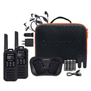 EcoXGear EcoXTalk 2 Watt UHF CB Handheld Radio - Black (Twin Pack)
