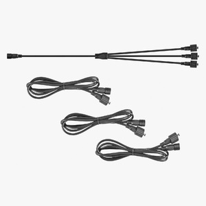 Hardkorr Extension Cable Kit (Black DC Plugs)